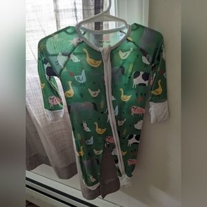 Little Sleepies Green Farm Animals Zippy